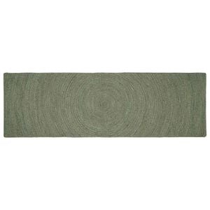 vidaXL Dywany pokojowe Oliwkowy zielony 80 x 200 cm Juta