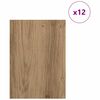 vidaXL Panele dekoracyjne 12 pcs dąb artisan 21 x 30 x 0.3 cm
