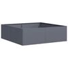 vidaXL Doniczka Antracyt 100x100x30 cm Stal