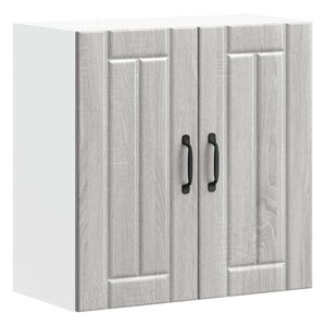 vidaXL Szafka ścienna kuchenna "Lucca" Szara Sonoma Drewno klejone