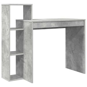 vidaXL Biurko Betonowy szary Drewno inżynieryjne 100 x 40 x 90 cm