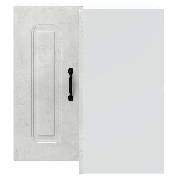 vidaXL Szafka ścienna narożna kuchenna, Kalmar, szarość betonu