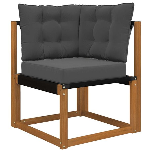 vidaXL Poduszka do sofy na zewnątrz 3 pcs Antracyt Poliester