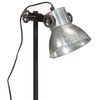 vidaXL Lampa stołowa, 25 W, srebro vintage, 15x15x55 cm, E27