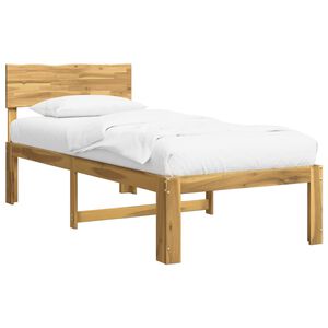 vidaXL Ł&oacute;żko pojedyncze z zagł&oacute;wkiem ROSTOCK Biały 100 x 200 cm