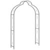 vidaXL Pergola ogrodowa, czarna, 150x34x240 cm, żelazna