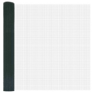 vidaXL Spawana siatka ogrodzeniowa 1000 x 120 cm Zielony