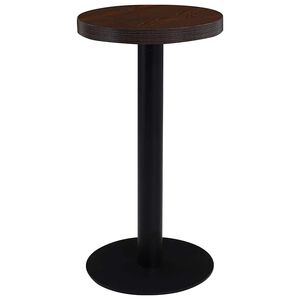 vidaXL Stolik bistro, ciemnobrązowy, 40 cm, MDF