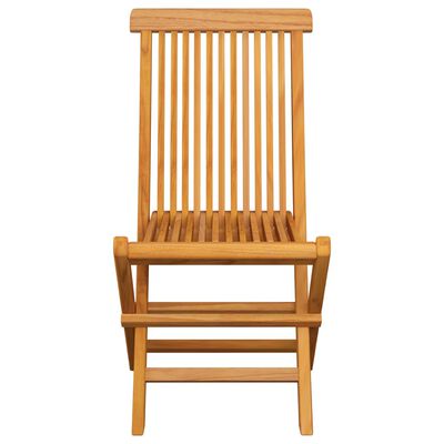 vidaXL Krzesła ogrodowe, niebieskie poduszki, 4 szt., drewno tekowe