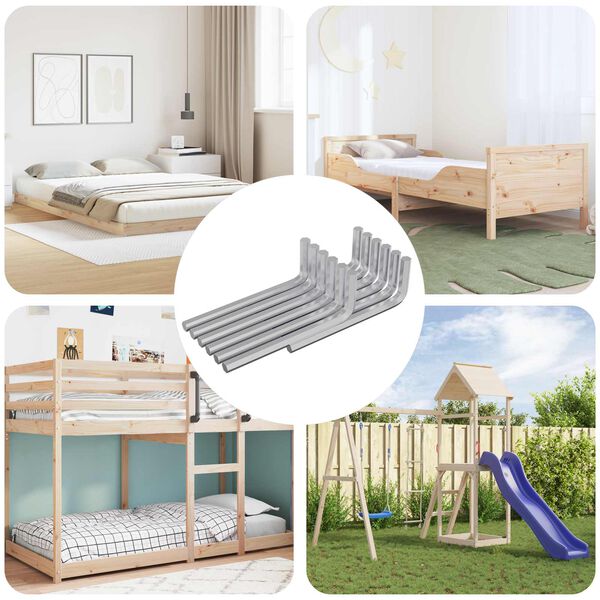 vidaXL Klucz Szesnastokątny 1800 pcs Srebrny 32 x 86 mm Stal