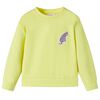 vidaXL Bluza dziecięca, ż&oacute;łta, 116