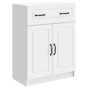 vidaXL Bufet Biały 66 x 34,5 x 87 cm Drewno inżynieryjne