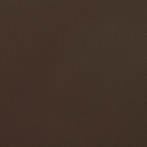 vidaXL Tr&oacute;jkątny żagiel ogrodowy, tkanina Oxford, 3x3x3 m, brąz