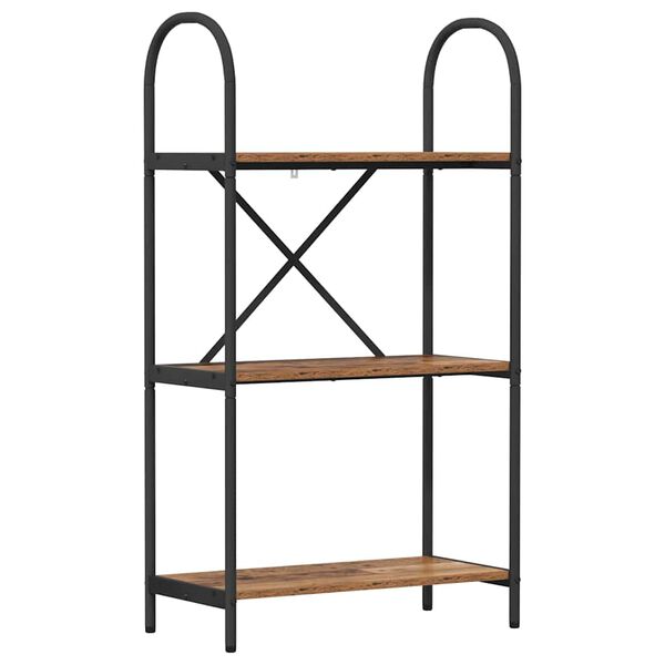 vidaXL P&oacute;łka na książki Stare drewno 60 x 30 x 109 cm