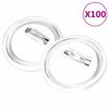 vidaXL Przypinki z zapięciami, 100 szt., akryl, 58 mm
