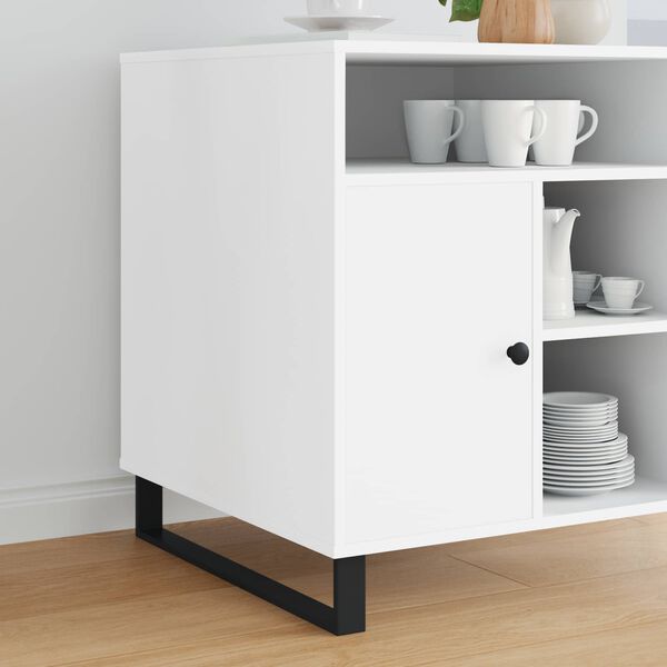 vidaXL N&oacute;żki meblowe 12 pcs Czarny 59,6 x 4 x 10 mm Żelazo