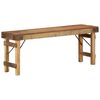 vidaXL ławka naturalny 110 x 35 x 46 cm Stare Drewno z Recyklingu