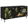 vidaXL Szafka pod telewizor RHENEN 102 x 33 x 51 cm Czarny dąb