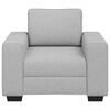 vidaXL Sofa Fotel Cloud Grey 100x77x82 cm Tkanina