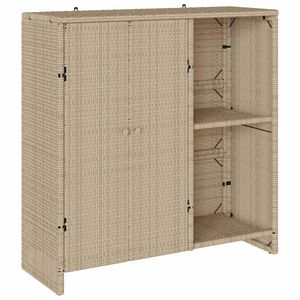 vidaXL Szafka do przechowywania Beżowy 100 x 36 x 102 cm rattan