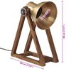 vidaXL Lampa stołowa, 25 W, antyczny mosiądz, 30x17x40 cm, E27