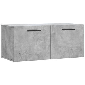 vidaXL Szafka wisząca, szarość betonu, 80x36,5x35 cm