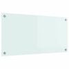vidaXL Panel kuchenny Mleko 80 x 40 cm szkło hartowane