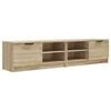 vidaXL Szafki pod TV, 2 szt., dąb sonoma, 80x35x36,5 cm