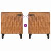 vidaXL Szafka Nocna Brązowy 40 x 33 x 46 cm Drewno z mango