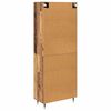 vidaXL Highboard 2 pcs Stare drewno Materiał drewnopochodny