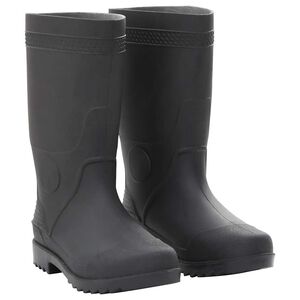vidaXL Kalosze, czarne, rozmiar 38, PVC