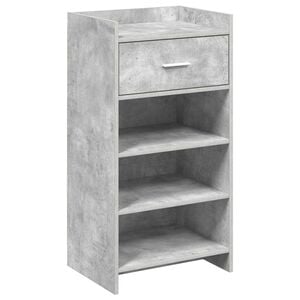 vidaXL Szafka na buty z szufladą Betonowy szary 48 x 36 x 92 cm