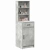vidaXL Highboard z szufladą Betonowy szary 40 x 40,5 x 135 cm