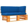 vidaXL Ogrodowa sofa narożna z palet, impregnowane drewno sosnowe
