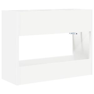 vidaXL Stojak na parasol Biały 65 x 24 x 50 cm Drewno inżynieryjne