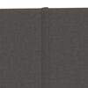 vidaXL Panele ścienne, 12 szt, ciemnoszare, 90x30 cm, tkanina, 3,24 m&sup2;