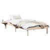 vidaXL Ramka ł&oacute;żka Naturalny 90 x 190 cm Lite drewno sosnowe