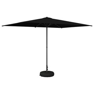 vidaXL Parasol ogrodowy z podstawą 200 x 300 cm Poliester Prostokątny