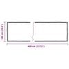 vidaXL Przezroczysta plandeka z oczkami 1x4 m PVC