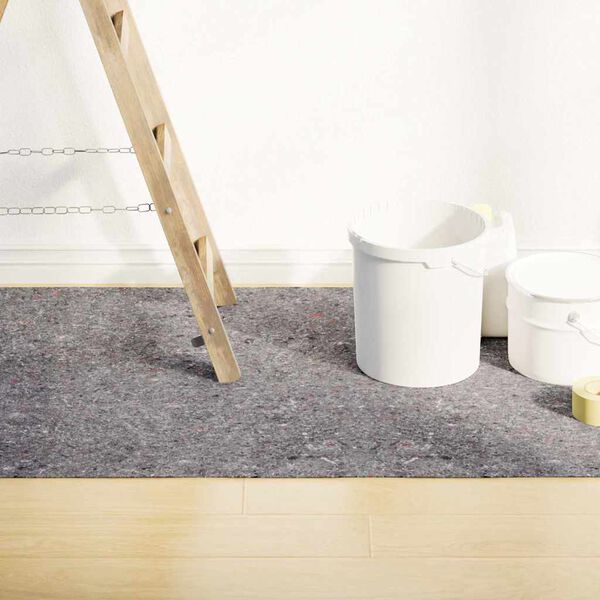 vidaXL Antypoślizgowe polary malarskie 2 szt. 10 m 220 g/m&sup2; Szare