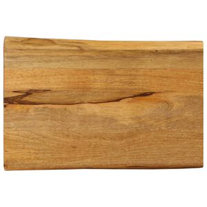 vidaXL Blat stołu, 50x40x2,5 cm, naturalna krawędź, lite drewno mango