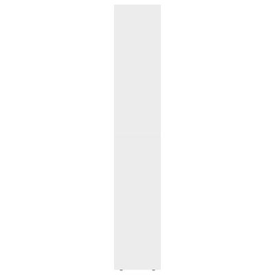 vidaXL Regał, biały na wysoki połysk, 36x30x171 cm, płyta wiórowa