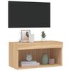 vidaXL Szafka pod TV, z oświetleniem LED, dąb sonoma, 60x30x30 cm