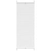 vidaXL Plisowana roleta, biała (40x100cm).