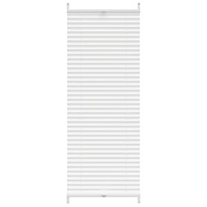 vidaXL Plisowana roleta, biała (40x100cm).