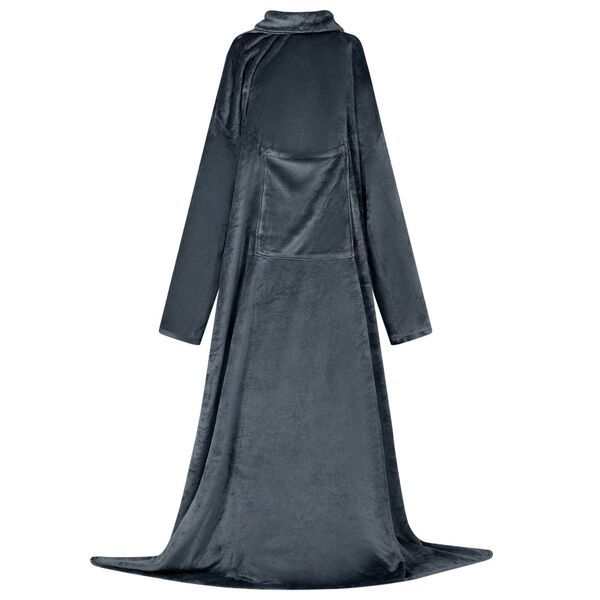 vidaXL Bluza-koc Granatowy Flanela