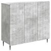 vidaXL Bufet Betonowy szary 89 x 34,5 x 82 cm Drewno inżynieryjne
