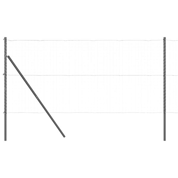 vidaXL Słupek ogrodzeniowy. Inny 26 pcs Szary 3,2 x 3,2 x 170 cm Stal