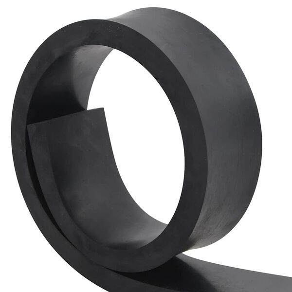 vidaXL Gumowa krawędź do pługa śnieżnego czarna 80x8x2 cm