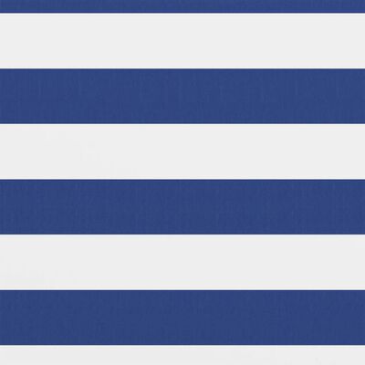 vidaXL Parawan balkonowy, biało-niebieski, 90x300 cm, tkanina Oxford